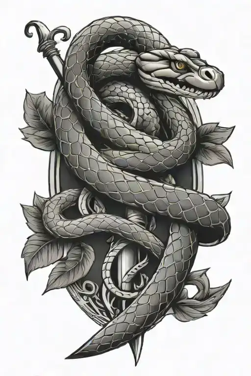 Snake And Dagger