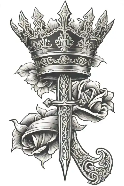 Irish Dagger Crown