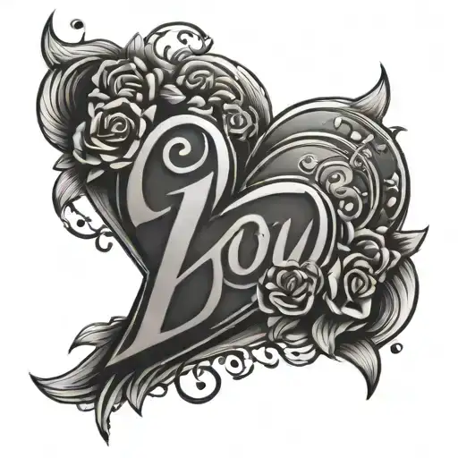 I Love You Sign Symbol Integrated