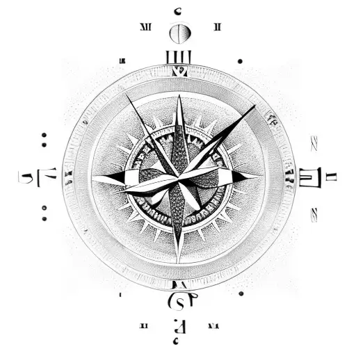 Clock In Compass