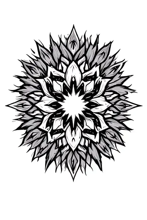 Sharp Gothic Mandala