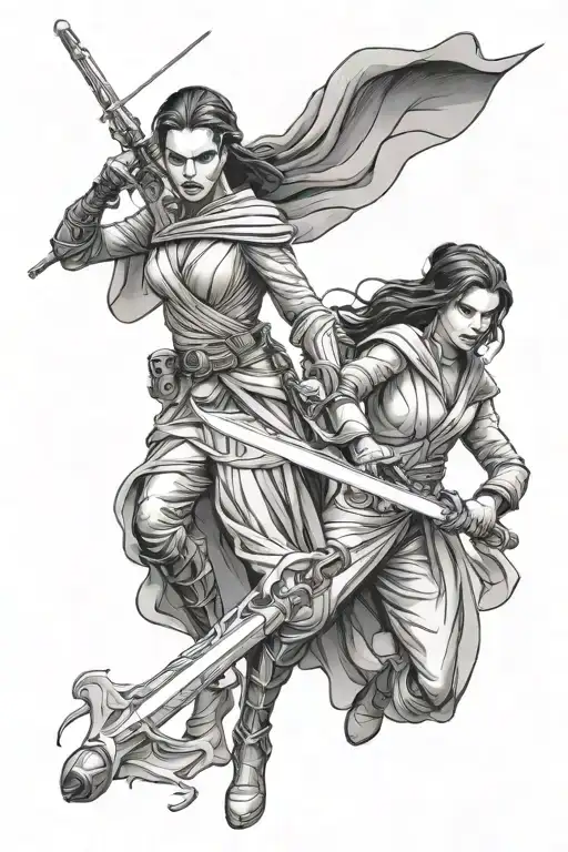 Female Sith Vs Female Jedi