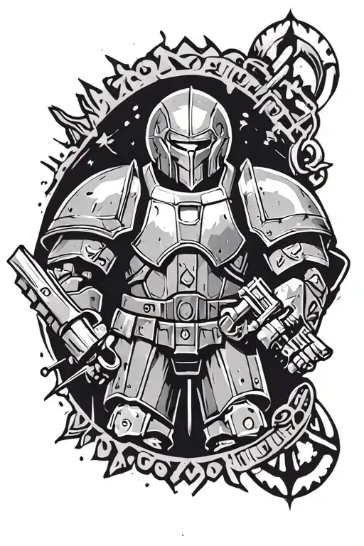 Warhammer 40K Ultramarines Pattern