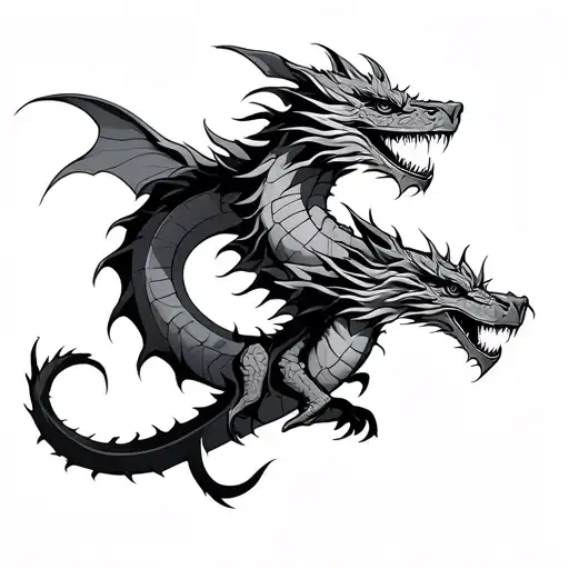 Scoripio And Earth Dragon Wrapped