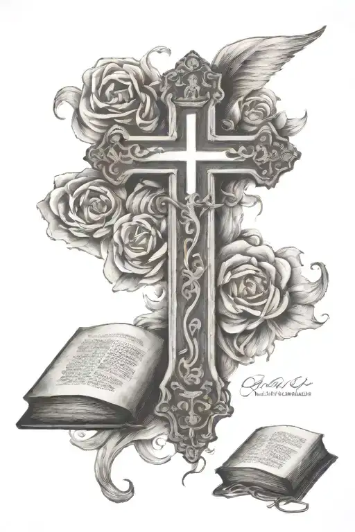 Cross With Bible Verse