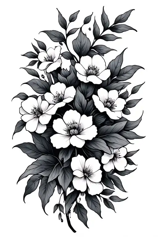 Autumn Floral Willow