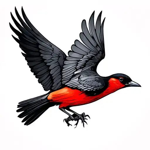 Red Winged Black Bird