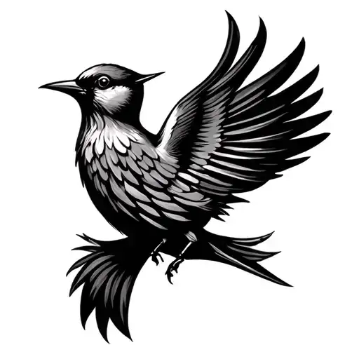 Bird In The Shape Of A Heart