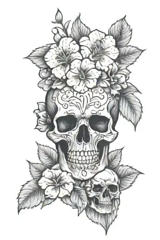 Primrose And Skull