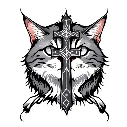 Cross And Cat