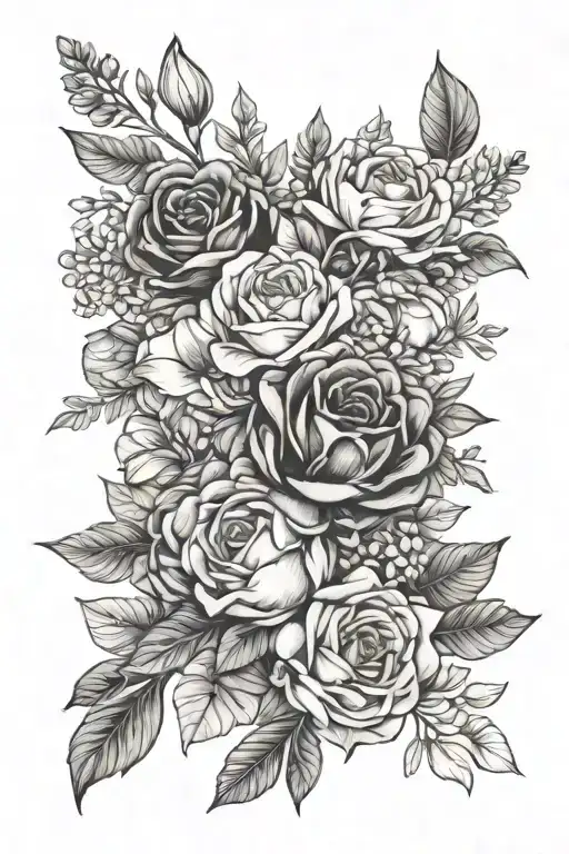 Birth Flower Bouquet