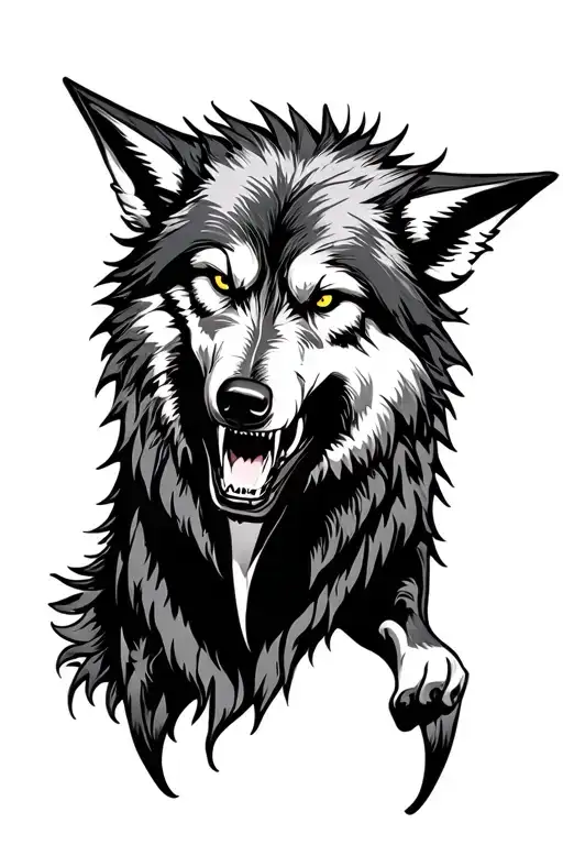 Scary Wolf