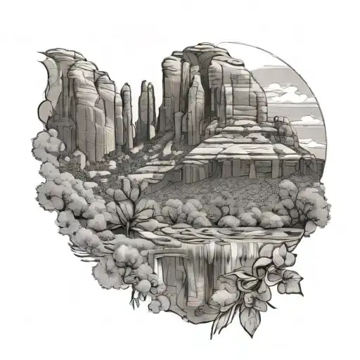 Cathedral Rock In Sedona Arizona Backdrop