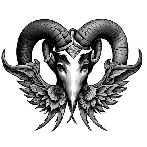 Aries And Gemini Zodiac Sign Intertwined