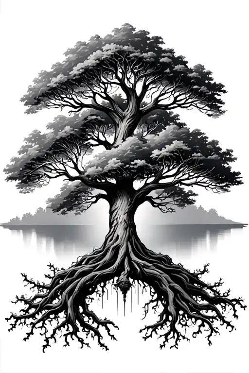 As Above So Below Tree Simple Nature