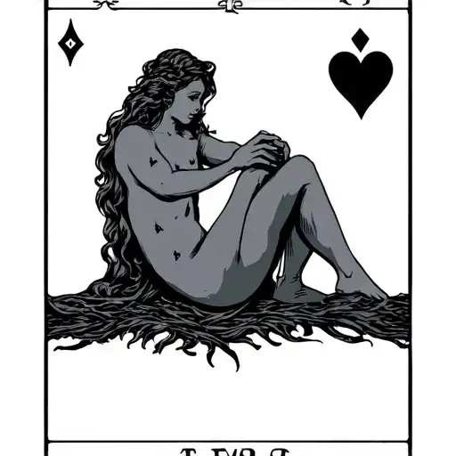 Love Tarot Card Featuring