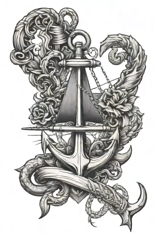 Nautical Elements Like Anchors