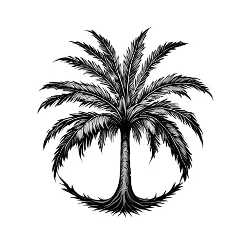 Tree Palm Of Life
