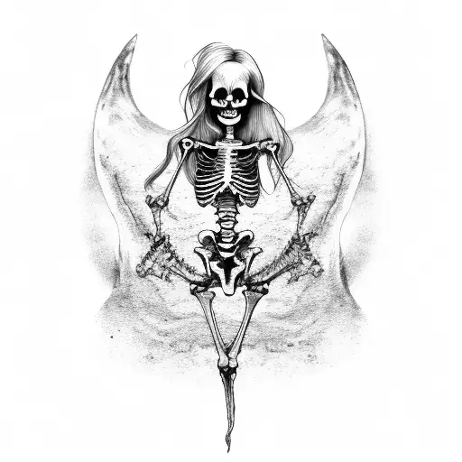 Full Skeleton Mermaid