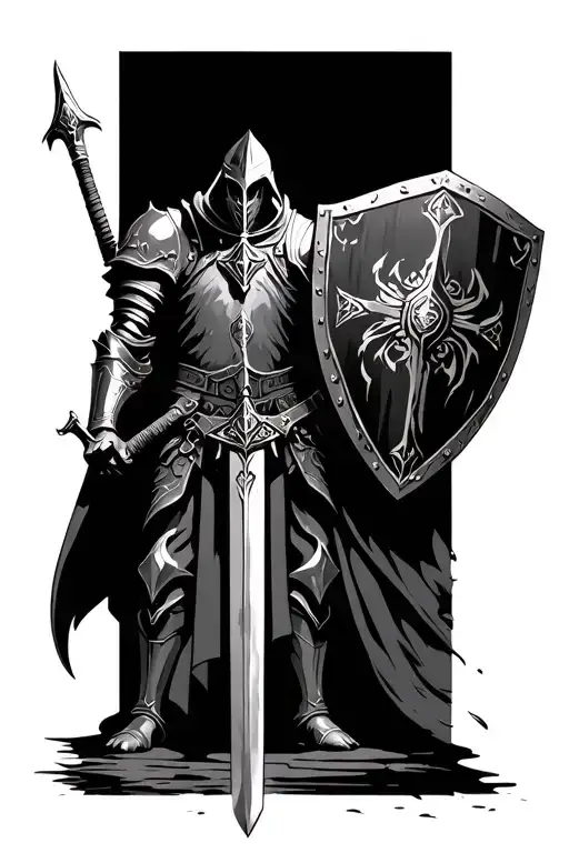 Dark Souls 3 Knight With A Sword And Shield