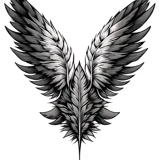 Pictish Feather Wing