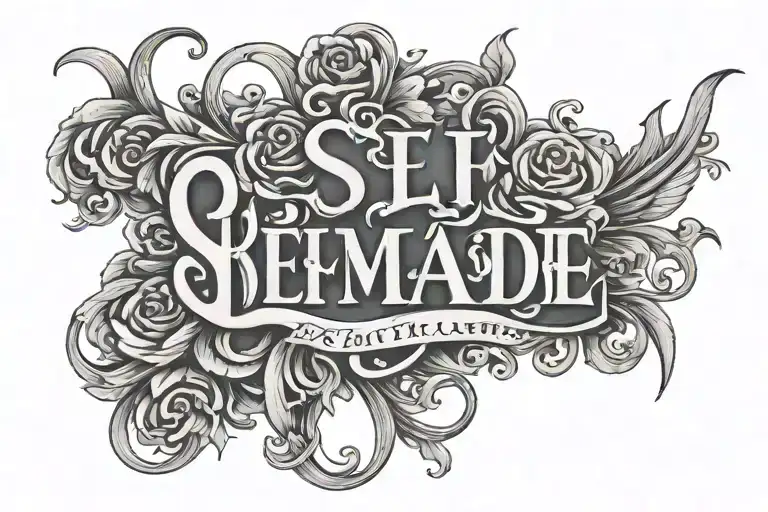 Self Made With Pretty Letters