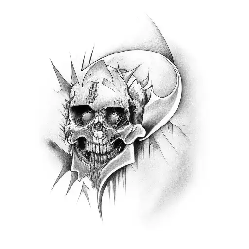 Back Tattoo That Represents The Pain In Life