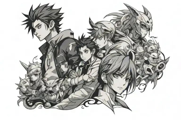 Different Anime Characters