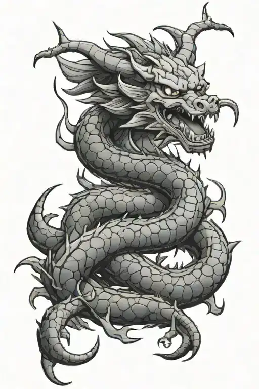 Dragon Ball Z Shenron Warp Around Arm Sleeve Tattoo Featuring Dragon Ball Z Elements