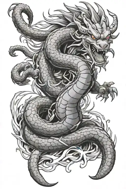 Dragon Ball Z Shenron Amd Goku Mash Up With Inspired