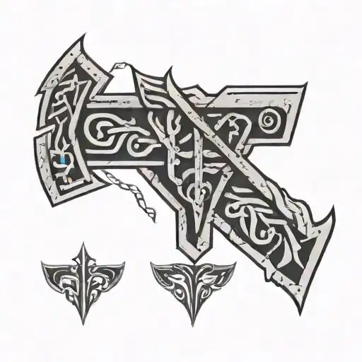 Viking Love Rune Tattoos On Body