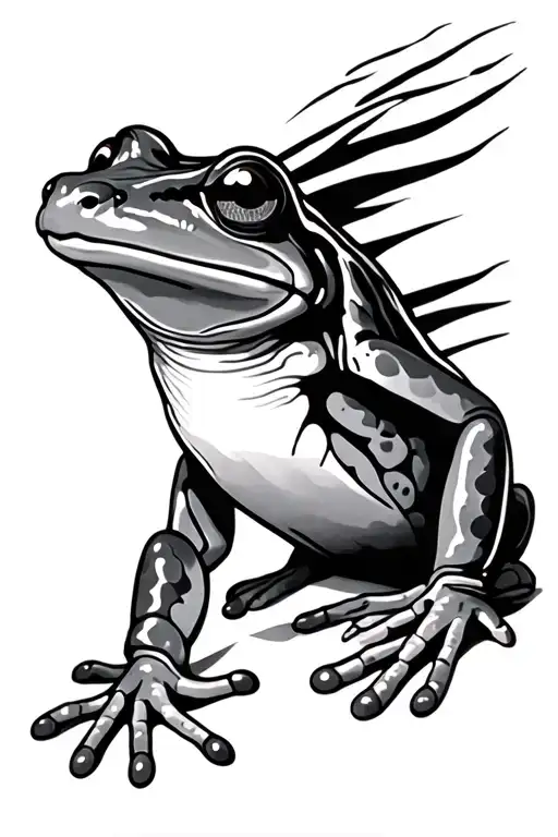 Frog Tattoo Design