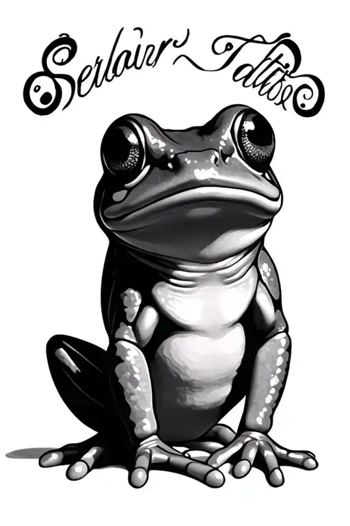 Frog Tattoo Design