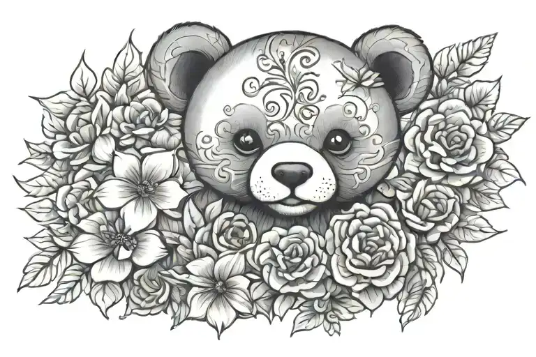 Floral Teddy