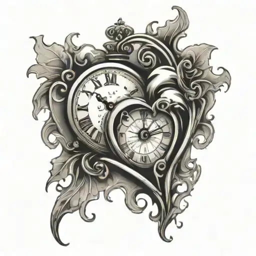Heart Clock Melting