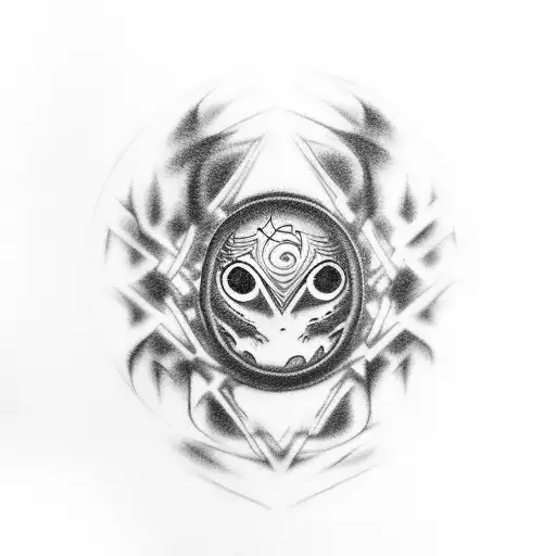 Cuervo De Itachi Con Dos Ojos Del Sharingan