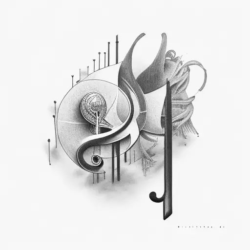 A Philosophical Quote Written In Musical Notes