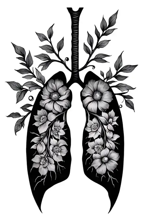 Yhwh With Lungs Floral And Femine