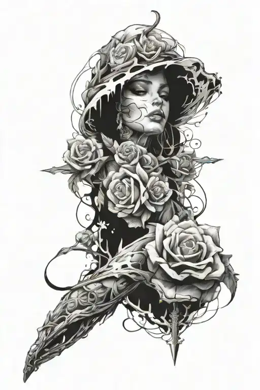 Sleeve In The Most Gloomy Style Of Realism And Graphics