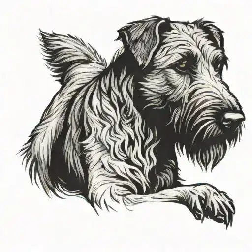 Outline Of Irish Wolfhound