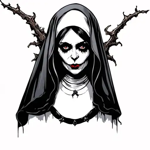 Creepy Vampire Nun