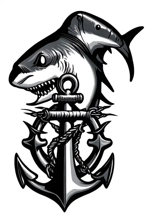 Shark And Anchor