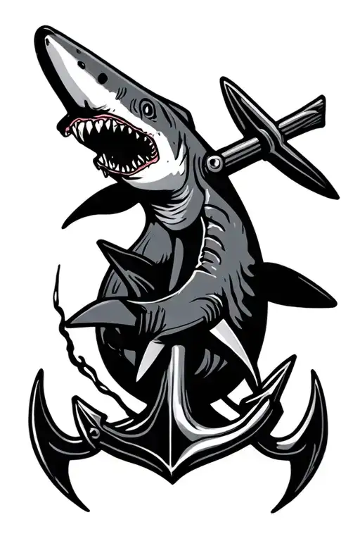 Shark And Anchor