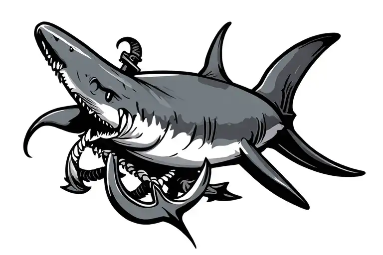 Shark And Anchor