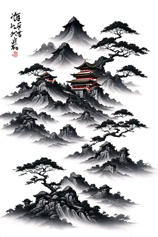 Chinese Landscape Inside