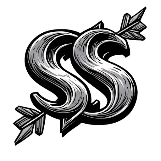 Two S Letters On Straight Arrow