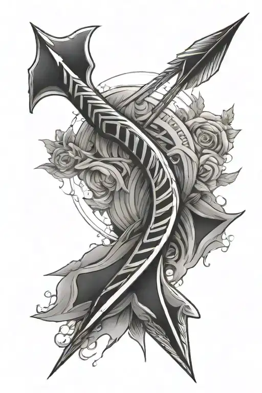 Arrow Made Out Of A Fishingpole