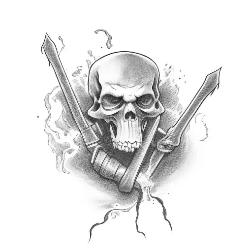 Grim Reaper Reaching Hand Out