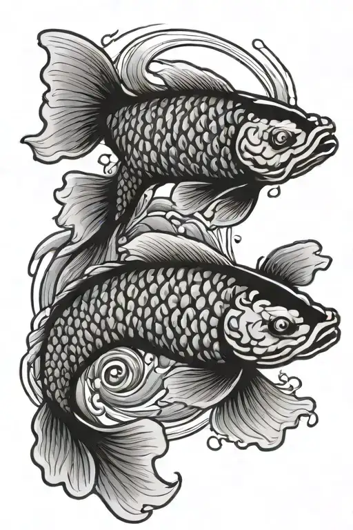 Koi Fish Japanese Fan