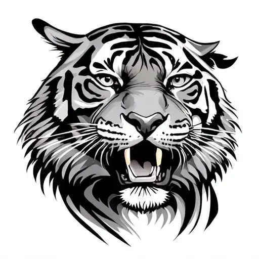 Tiger And Triathlon Race